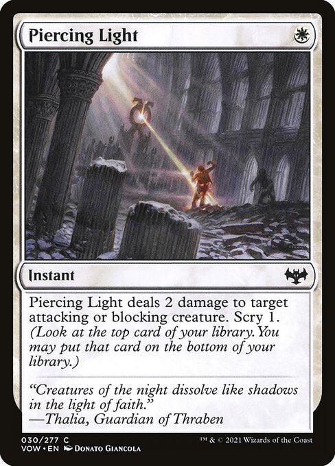 Piercing Light - Innistrad: Crimson Vow () #30