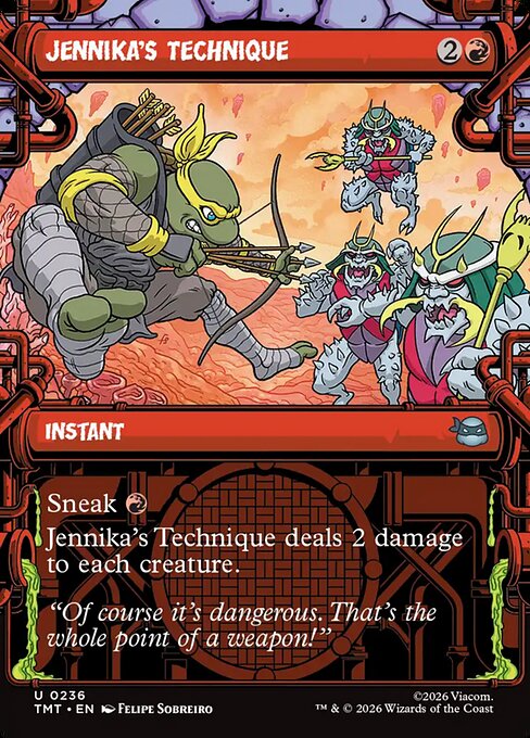 Jennika's Technique - Teenage Mutant Ninja Turtles () #236 [Foil] [Foil]