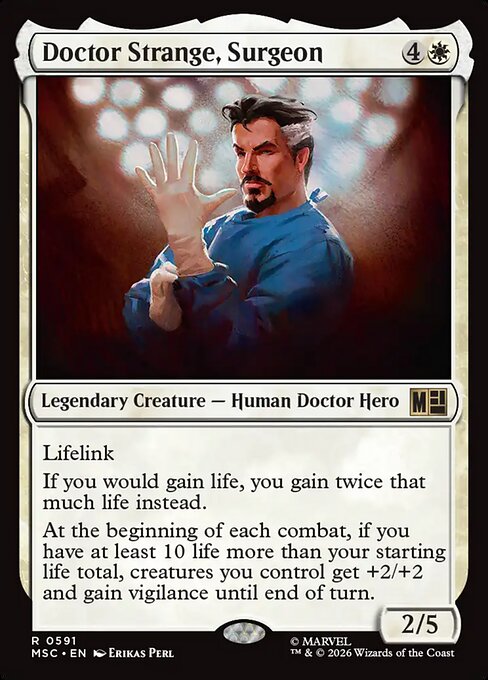 Doctor Strange, Surgeon - Marvel Super Heroes Commander () #591 [Foil] [Foil]