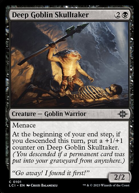 Deep Goblin Skulltaker - The Lost Caverns of Ixalan (lci) #101 [Foil] [Foil]