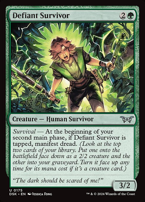 Defiant Survivor - Duskmourn: House of Horror () #175