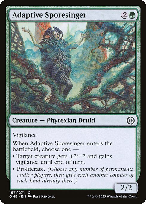 Adaptive Sporesinger - Phyrexia: All Will Be One (ONE) #157 [Foil] [Foil]