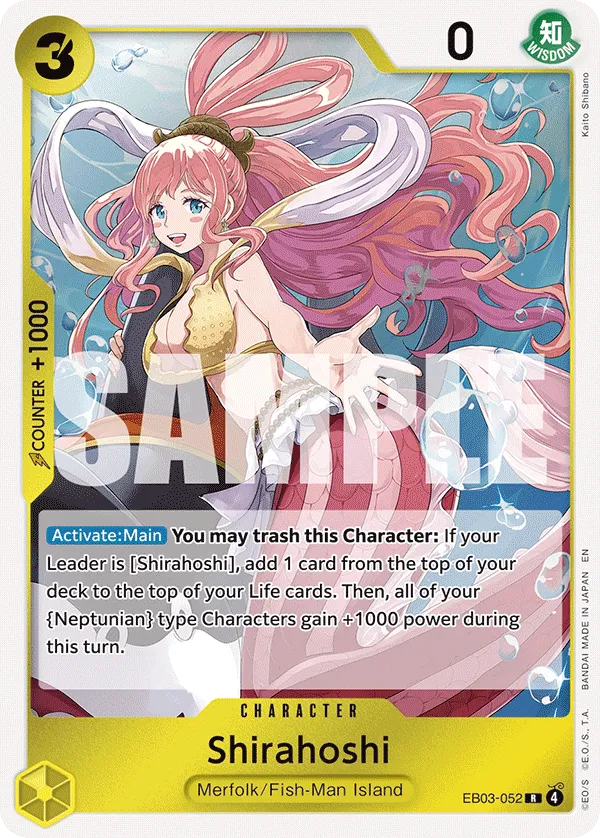 Shirahoshi - ONE PIECE HEROINES EDITION- [EB-03] / Memorial Collection [EB-01] (EB03-052) #052