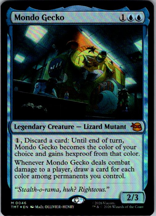 Mondo Gecko [Foil] - Teenage Mutant Ninja Turtles (TMT) #46 [Foil]