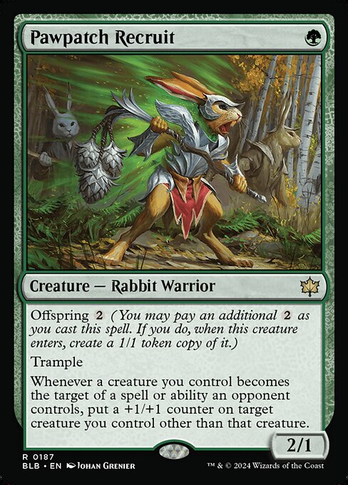 Pawpatch Recruit - Bloomburrow (BLB) #187