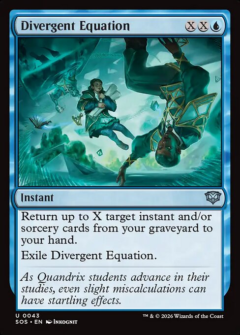 Divergent Equation - Secrets of Strixhaven () #43 [Foil] [Foil]
