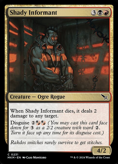 Shady Informant - Murders at Karlov Manor (mkm) #231