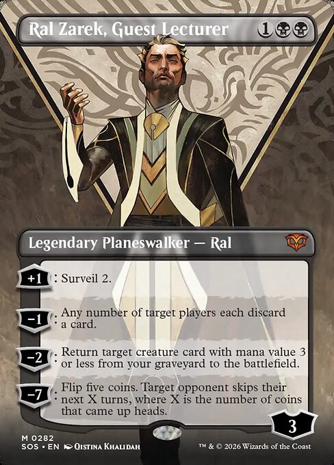 Ral Zarek, Guest Lecturer - Secrets of Strixhaven () #282 [Foil] [Foil]