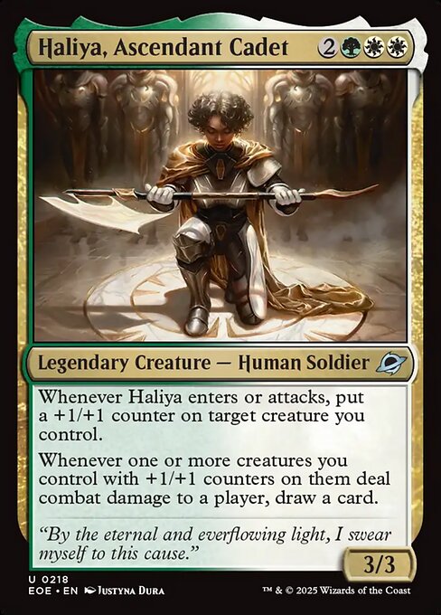 Haliya, Ascendant Cadet - Edge of Eternities (eoe) #218