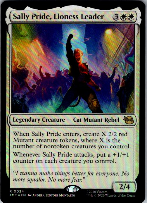 Sally Pride, Lioness Leader [Foil] - Teenage Mutant Ninja Turtles (TMT) #24 [Foil]