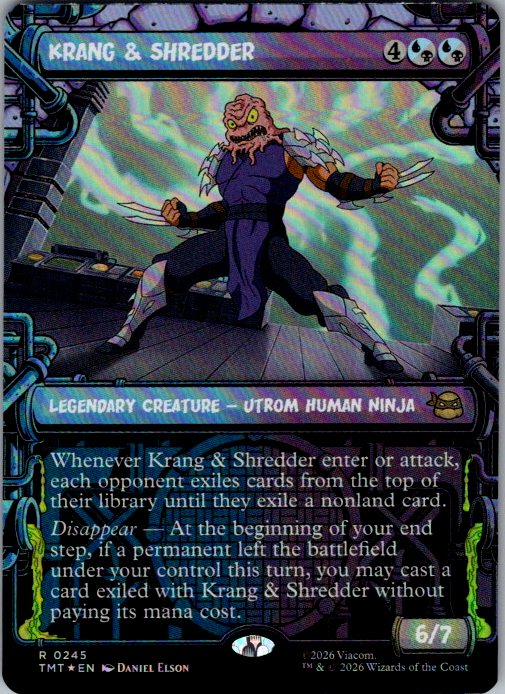 Krang & Shredder [Foil] - Teenage Mutant Ninja Turtles (TMT) #245 [Foil]