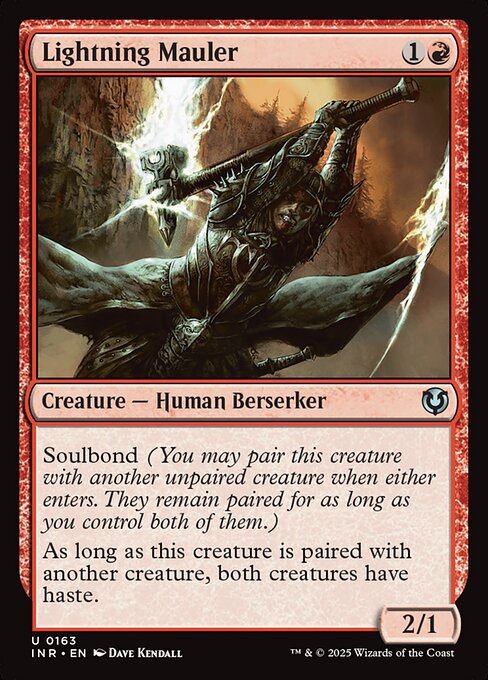 Lightning Mauler - Innistrad Remastered (inr) #163 [Foil] [Foil]