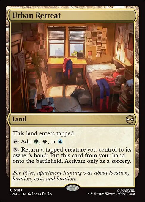 Urban Retreat - Marvel's Spider-Man (SPM) #187