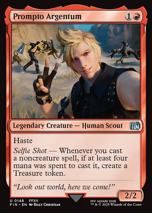 Prompto Argentum - Final Fantasy (FIN) #148 [Foil] [Foil]
