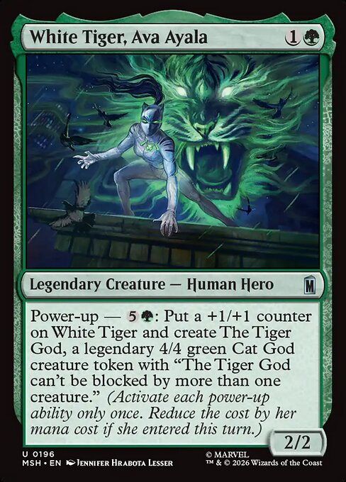 White Tiger, Ava Ayala - Marvel Super Heroes () #196
