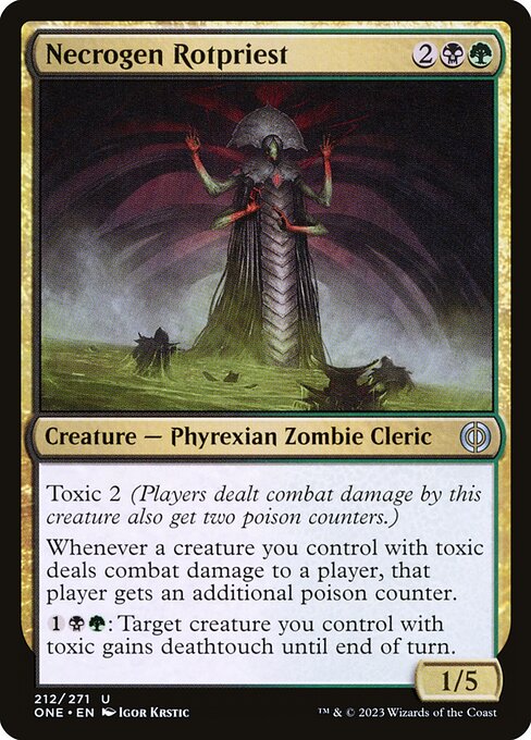 Necrogen Rotpriest - Phyrexia: All Will Be One () #212