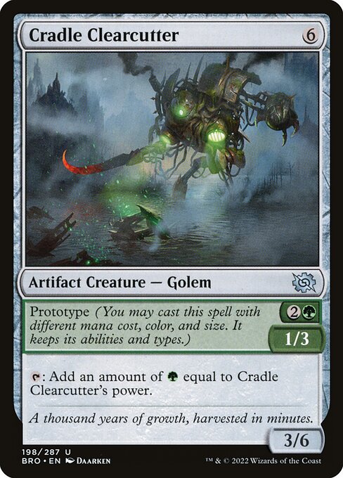 Cradle Clearcutter - The Brothers' War () #198 [Foil] [Foil]