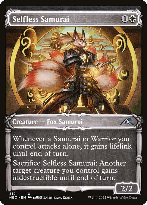 Selfless Samurai - Kamigawa: Neon Dynasty () #312