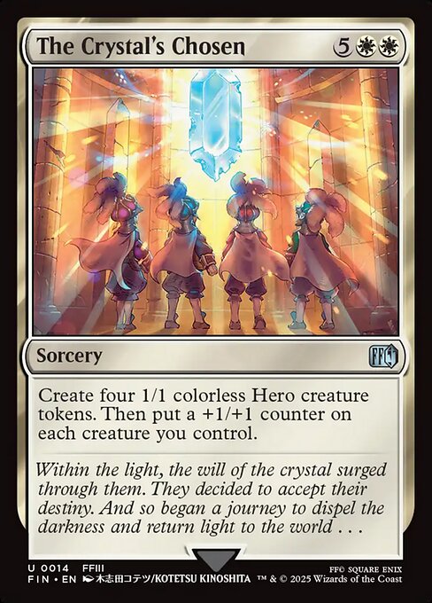 The Crystal's Chosen - Final Fantasy (FIN) #14 [Foil] [Foil]