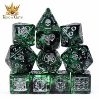 DNDDICEWHOLESALE.COM - Crypt of the Necromancer - 11 Dice Set