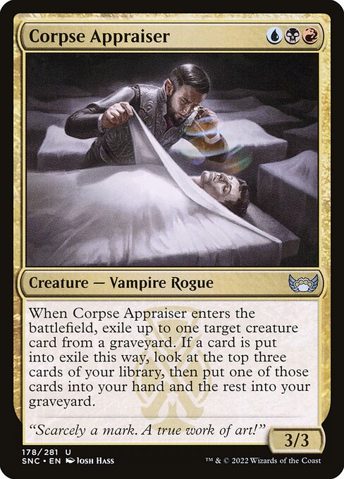 Corpse Appraiser - Streets of New Capenna () #178 [Foil] [Foil]