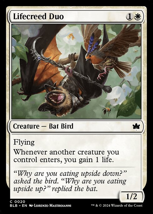 Lifecreed Duo - Bloomburrow (BLB) #20 [Foil]