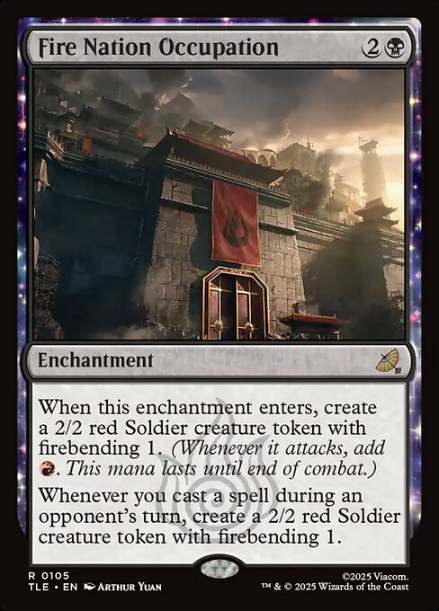 Fire Nation Occupation - Avatar: The Last Airbender Eternal () #105 [Foil] [Foil]