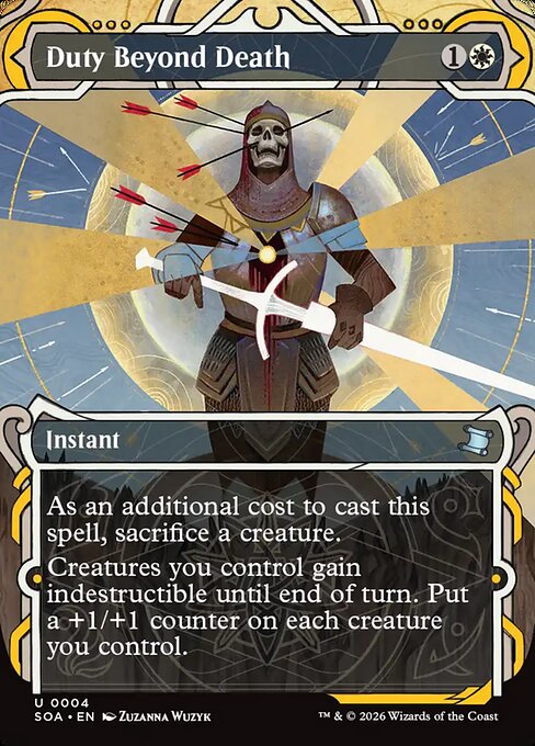 Duty Beyond Death - Secrets of Strixhaven Mystical Archive () #4 [Foil] [Foil]