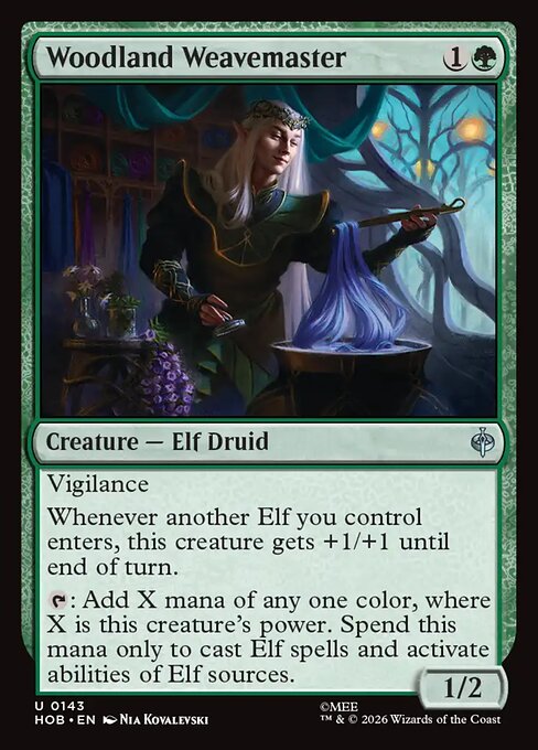 Woodland Weavemaster - The Hobbit (HOB) #143 [Foil] [Foil]