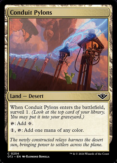 Conduit Pylons - Outlaws of Thunder Junction () #254