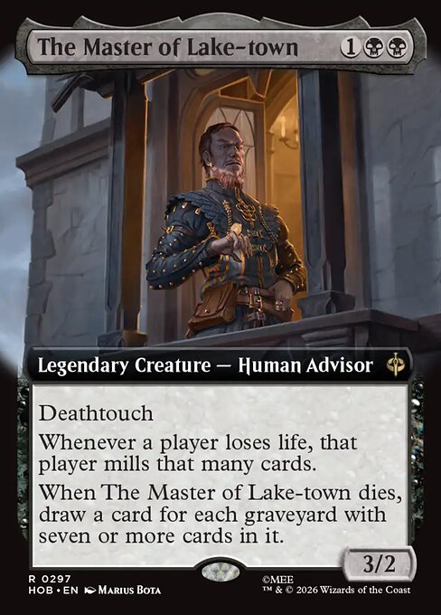 The Master of Lake-town - The Hobbit (hob) #297 [Foil] [Foil]