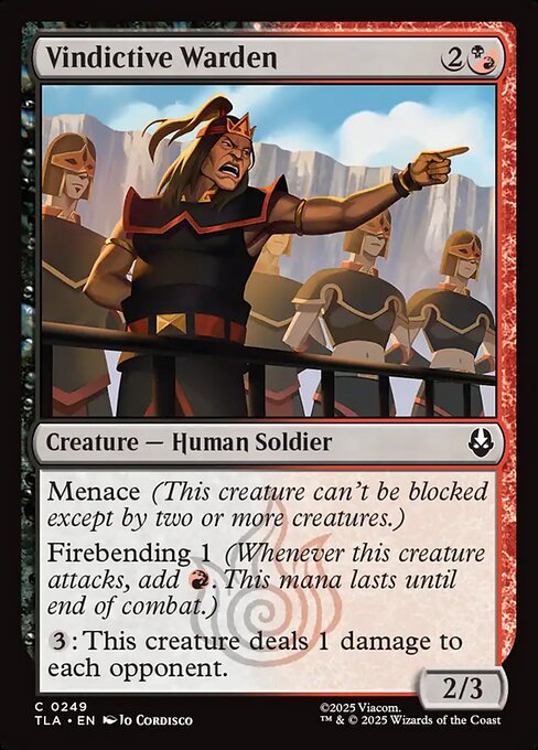 Vindictive Warden - Avatar: The Last Airbender () #249