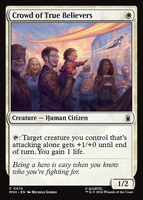 Crowd of True Believers - Marvel Super Heroes () #14 [Foil] [Foil]
