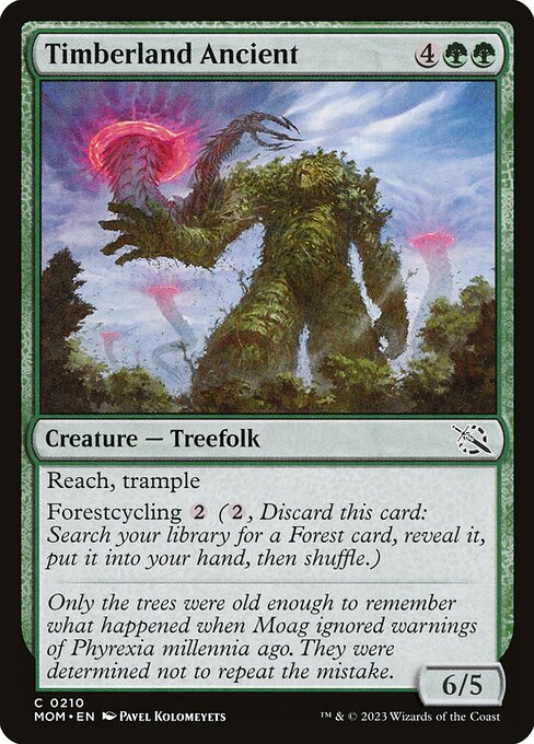 Timberland Ancient - March of the Machine (MOM) #210 [Foil] [Foil]