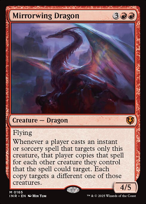 Mirrorwing Dragon - Innistrad Remastered (inr) #165 [Foil] [Foil]