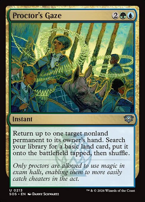Proctor's Gaze - Secrets of Strixhaven () #213 [Foil] [Foil]