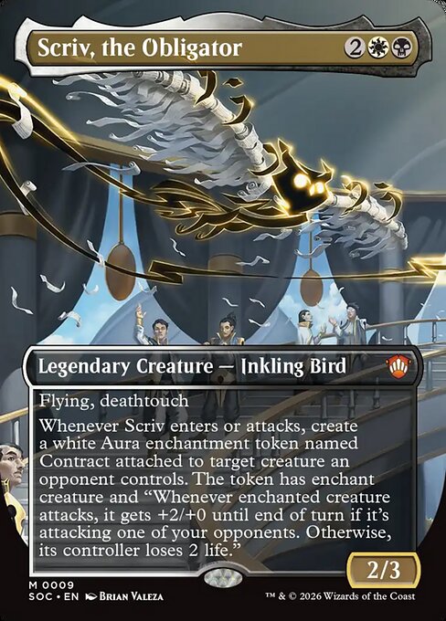 Scriv, the Obligator - Secrets of Strixhaven Commander () #9