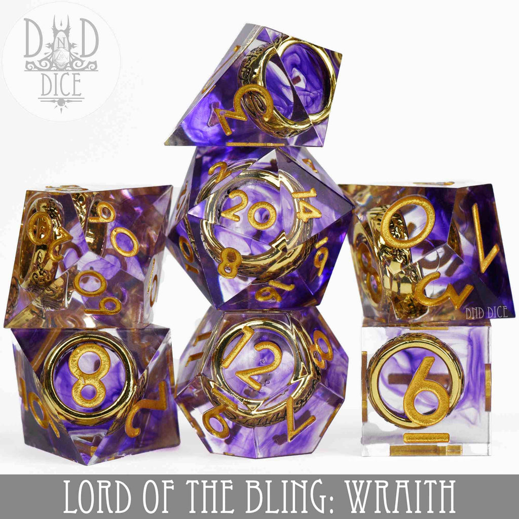 DNDDICEWHOLESALE.COM - Lord of the Bling: Wraith - (Handmade)