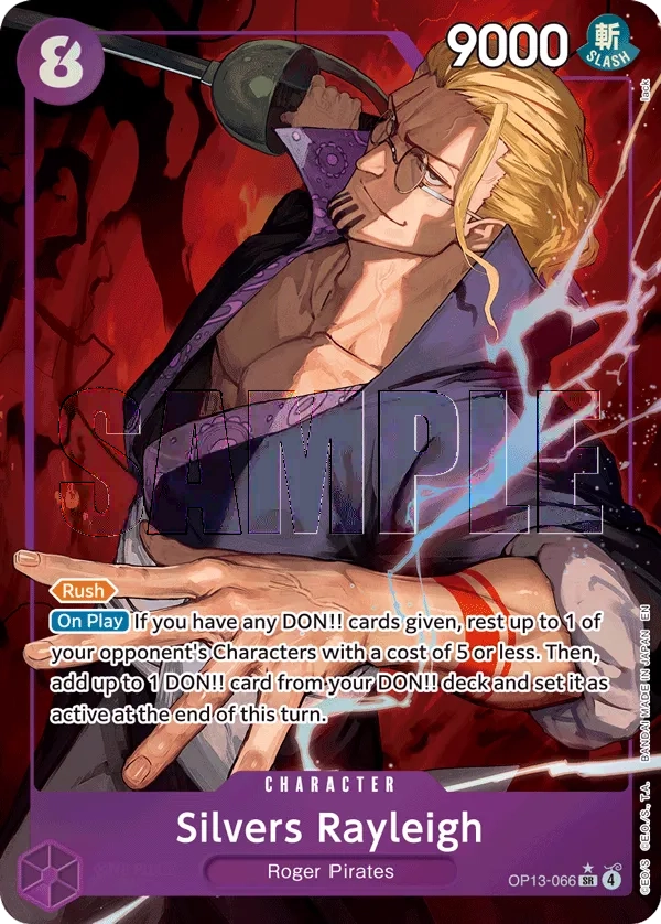 Silvers Rayleigh - CARRYING ON HIS WILL- [OP-13] (OP13-066_p1) #066_p1 [Alt Art]