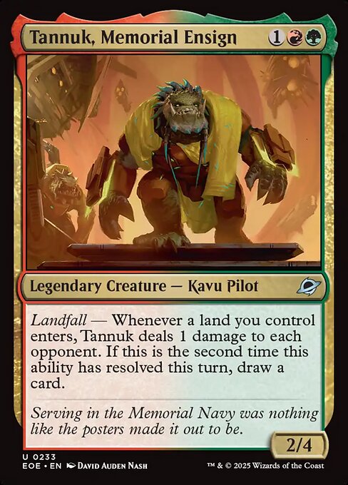 Tannuk, Memorial Ensign - Edge of Eternities (eoe) #233