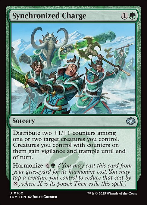 Synchronized Charge - Tarkir: Dragonstorm () #162