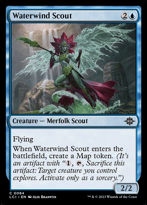Waterwind Scout - The Lost Caverns of Ixalan (lci) #84