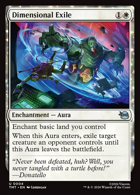 Dimensional Exile - Teenage Mutant Ninja Turtles () #4 [Foil] [Foil]