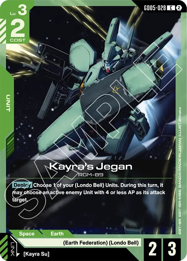 Kayra's Jegan - Freedom Ascension (GD05-028) #028
