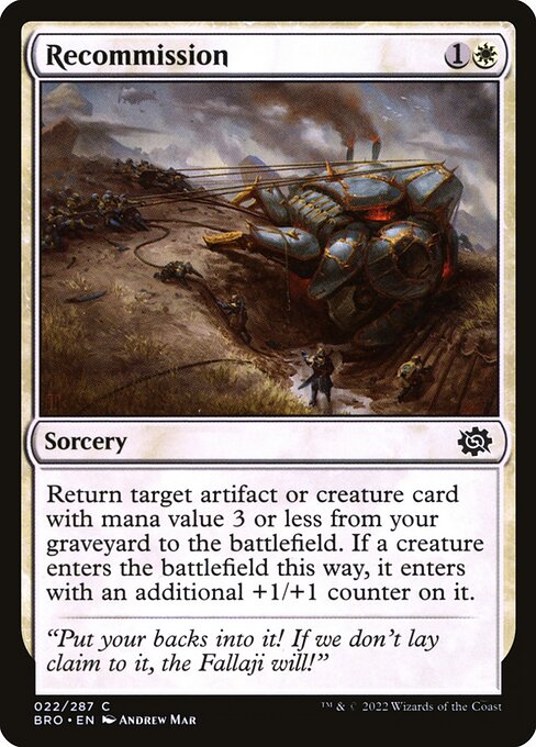 Recommission - The Brothers' War () #22