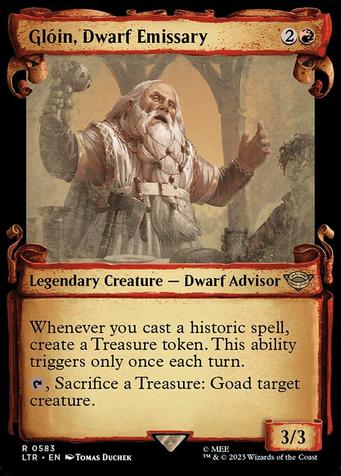 Glóin, Dwarf Emissary - The Lord of the Rings: Tales of Middle-earth (ltr) #583