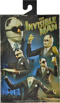 NECA - Universal Monsters - 7” Scale Action Figure - Ultimate Invisible Man Figure (Color)