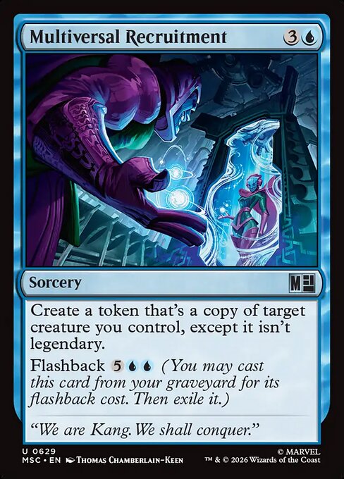 Multiversal Recruitment - Marvel Super Heroes Commander () #629 [Foil] [Foil]