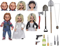 NIB - NECA Ultimate Bride of Chucky & Tiffany 7" Horror Action Figure 2-Pack B41
