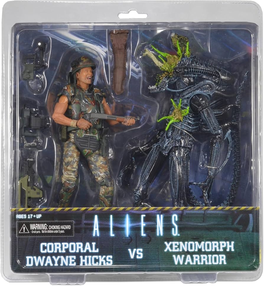 Aliens 7" Figure - Corporal Dwayne Hicks vs Xenomorph Warrior